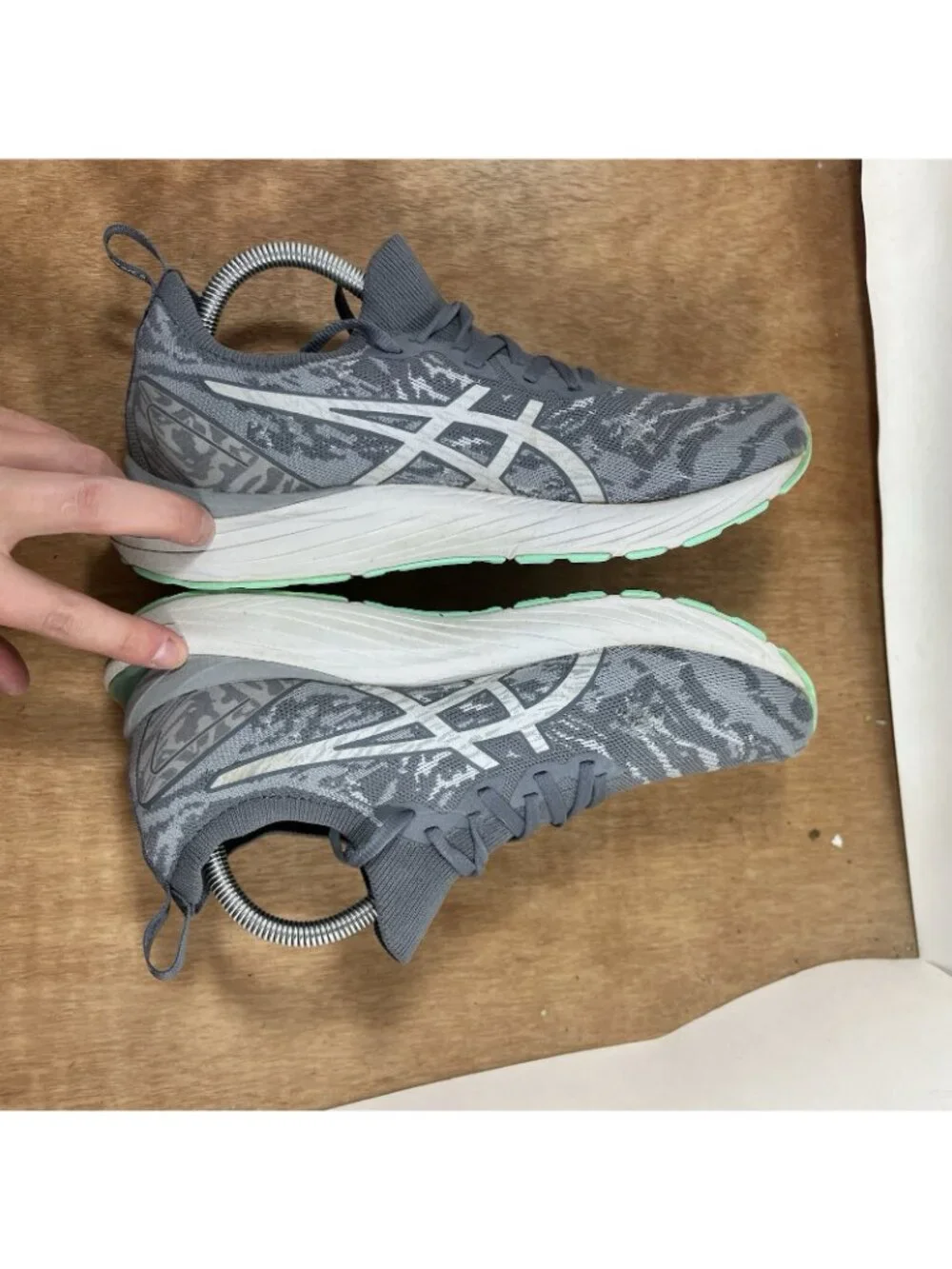 Asics Gel Cumulus 23 Women Size 10 1012A886 Gray Running Training Sneakers